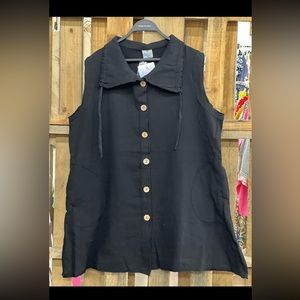 Cute Black Vest
